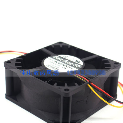 1pcs SANYO 9G0812K101 12V 8038 1.8A dual ball cooling fan