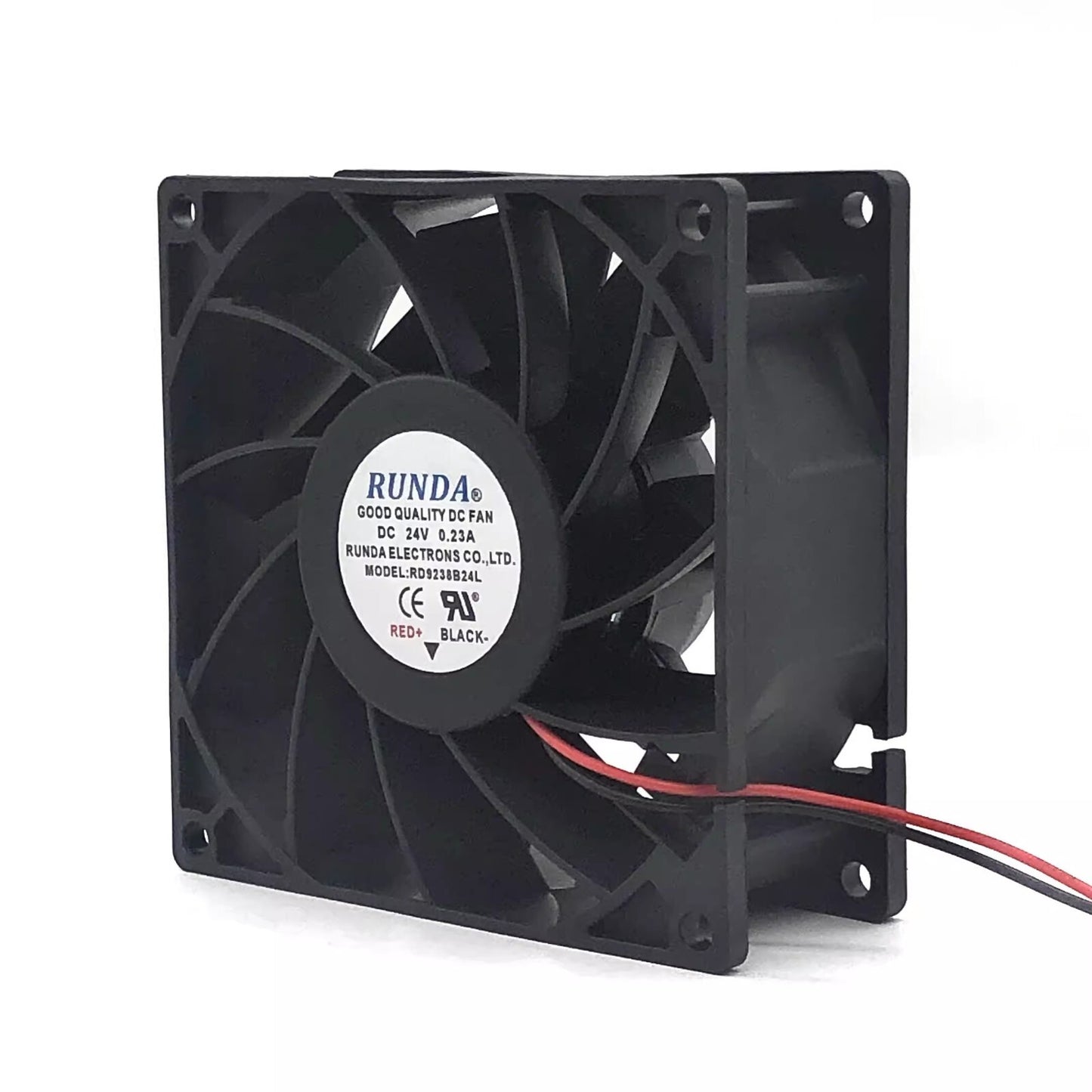 RUNDA RD9238B24L DC24V 0.23A 2-Wire Inverter Cooling Fan