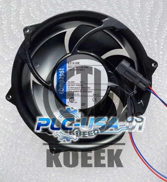 1PCS Ebmpapst 6314HR 24VDC 36W Inverter Cooling Fan Fast ship