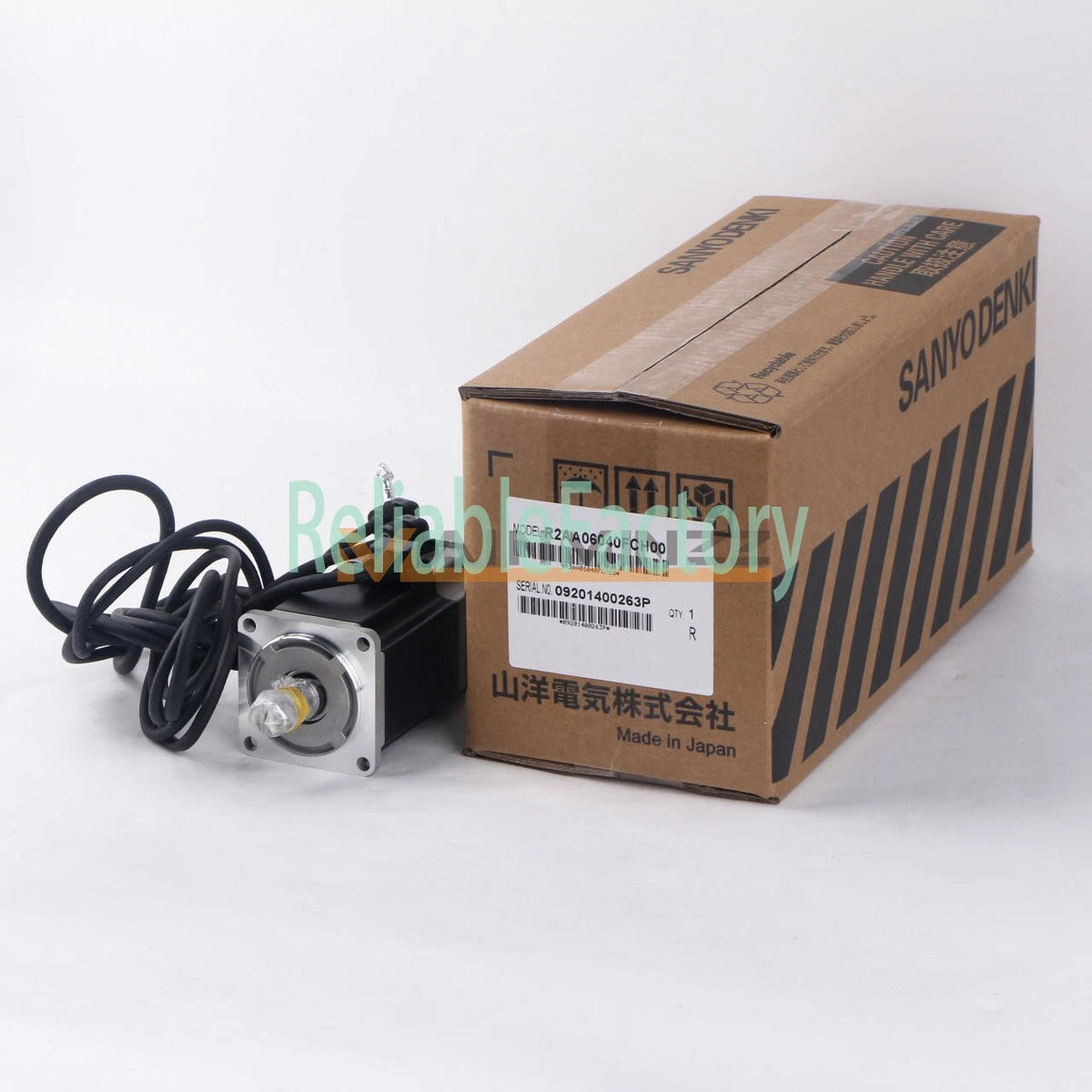 1PCS SANYO DENKI SERVO MOTOR R2AA06040FCH00