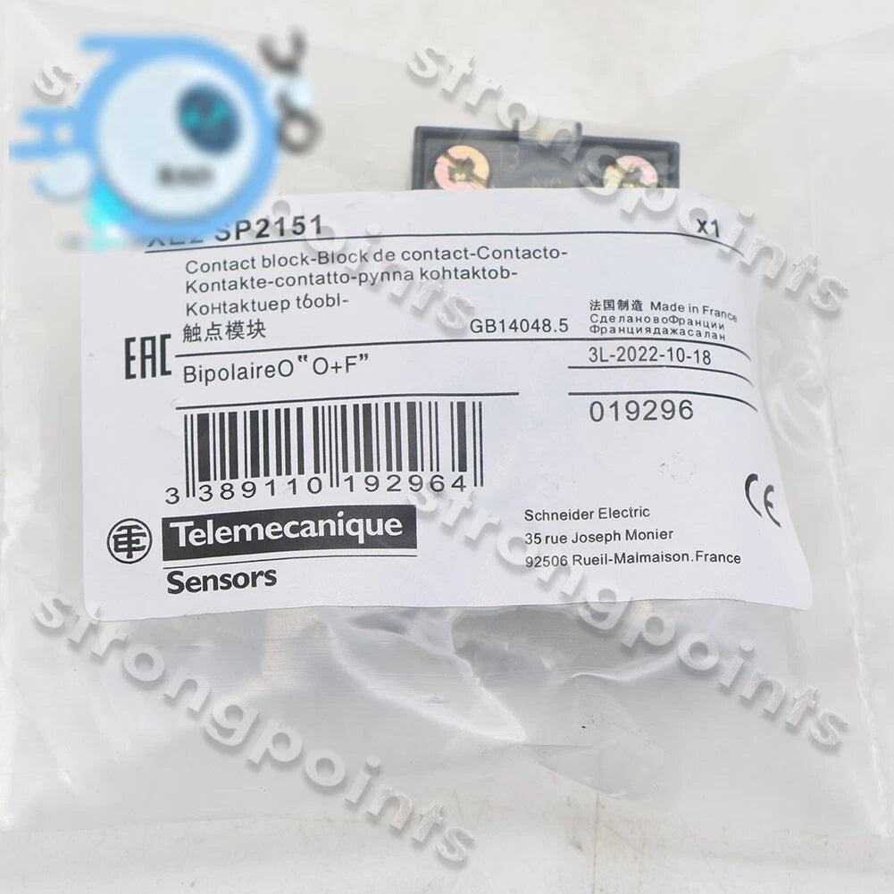 (10PCS) Tele XE2SP2151 LIMIT SWITCH CONTACT BLOCK 1NC+1NO SNAP ACTION SC