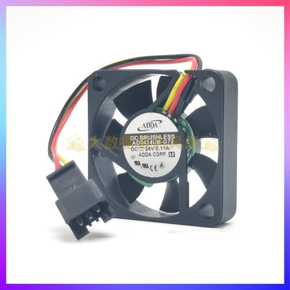 ADDA AD0424UB-G72 DC24V 0.11A 4010 3-Pin Inverter Cooling Fan