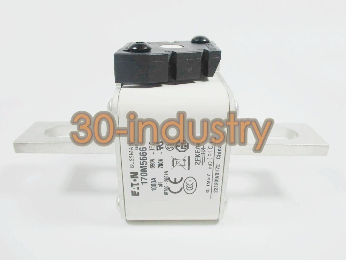 2PCS Bussmann 170M5666 Fuse - 690V 1000A for Electrical Protection - BUSSMANN