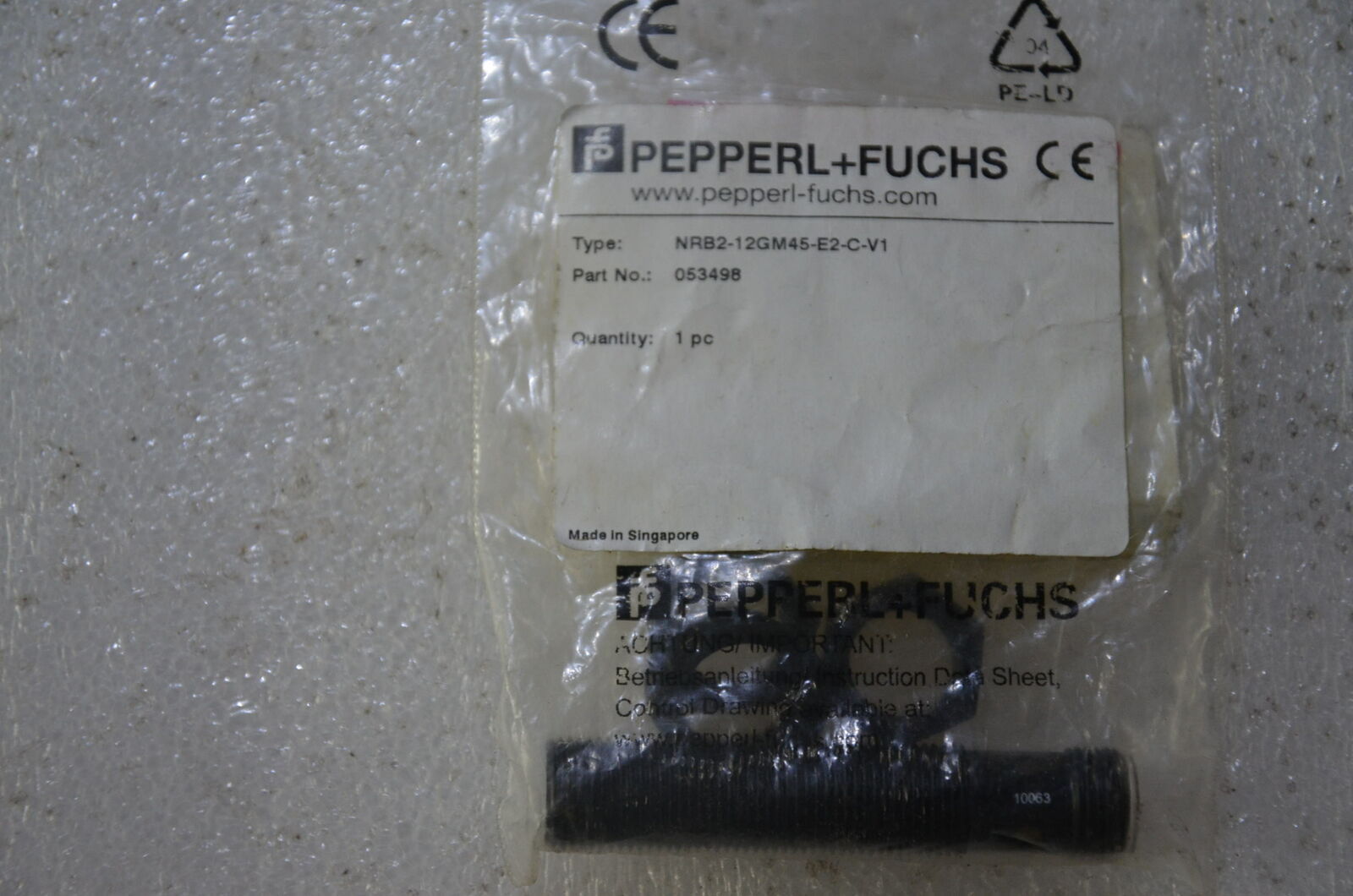 Pepperl+Fuchs NRB2-12GM45-E2-C-V1 Inductive Sensor - PEPPERL+FUCHS