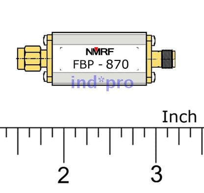 new For RFID GSM Mobile Test FBP-870 870(840～900)MHz Band-pass Filter
