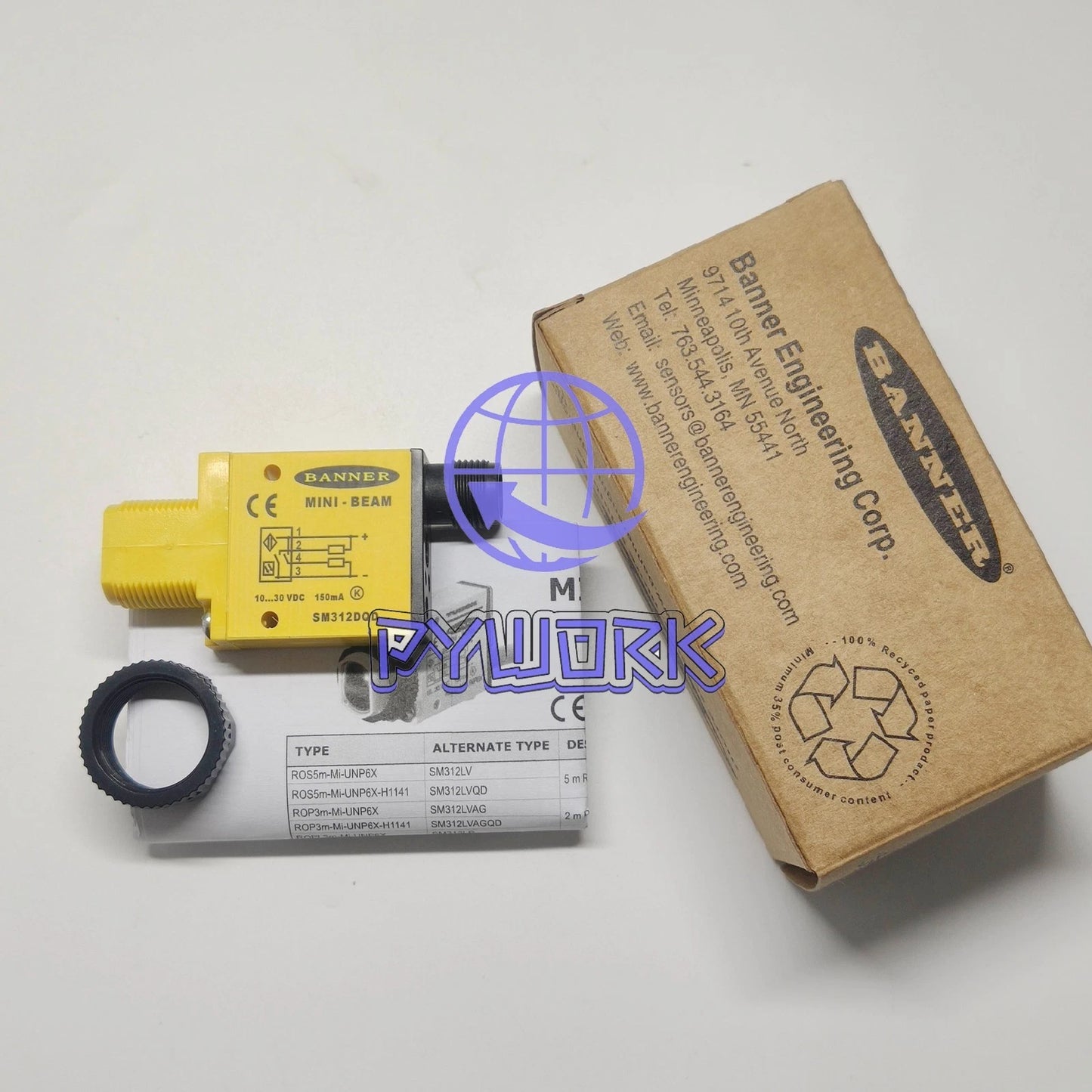 1PCS Sm312Dqd For Banner Sm312Dqd Photoelectric Sensor Fast Delivery