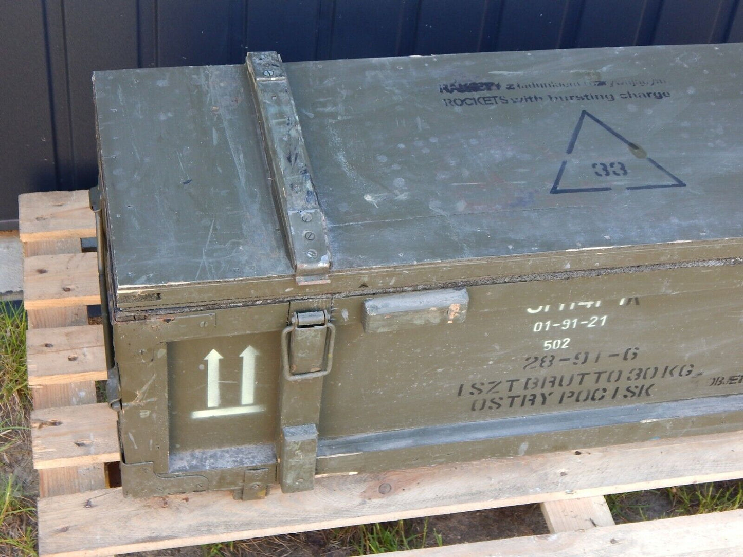 Used Transport Box Crate Wooden Crate Wooden Transit Box CaseMaljutka Malyutka - MALJUTKA MALYUTKA