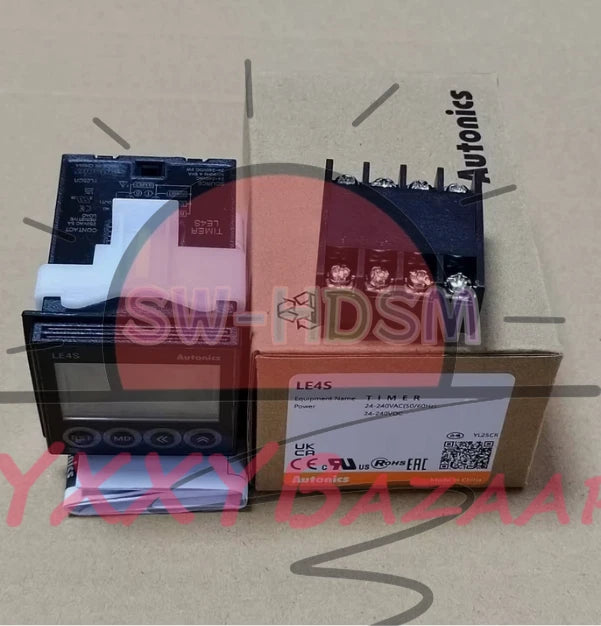 1Pcs LE4S Autonics Digital Backlit LCD Timer freight free