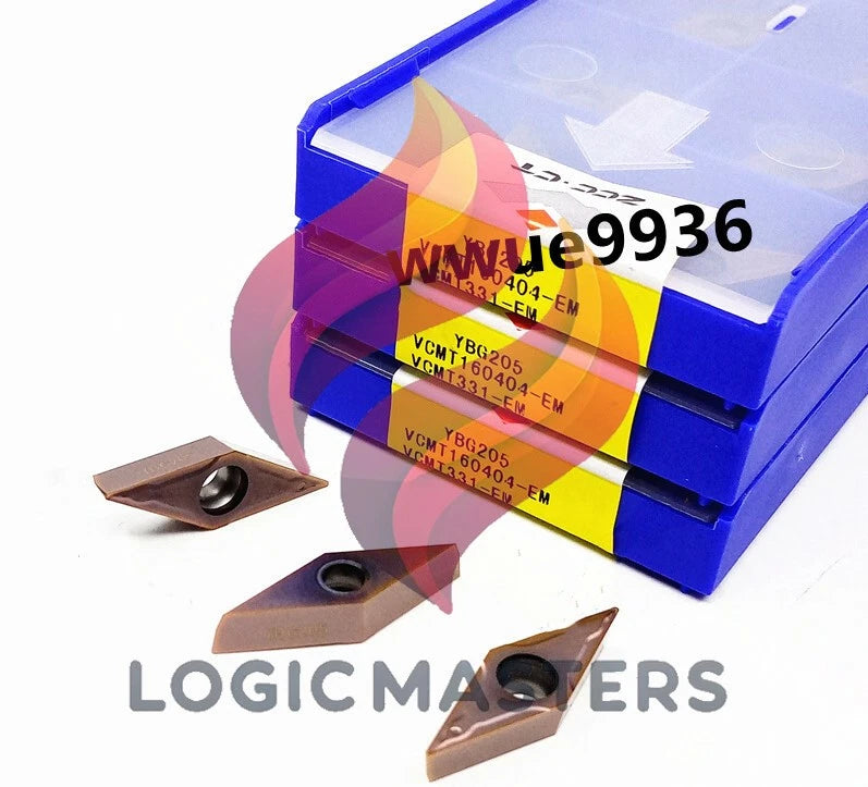 ZCC.CT VCMT160404-EM YBG205 VCMT331-EM YBG205 10Pcs Carbide inserts/Box