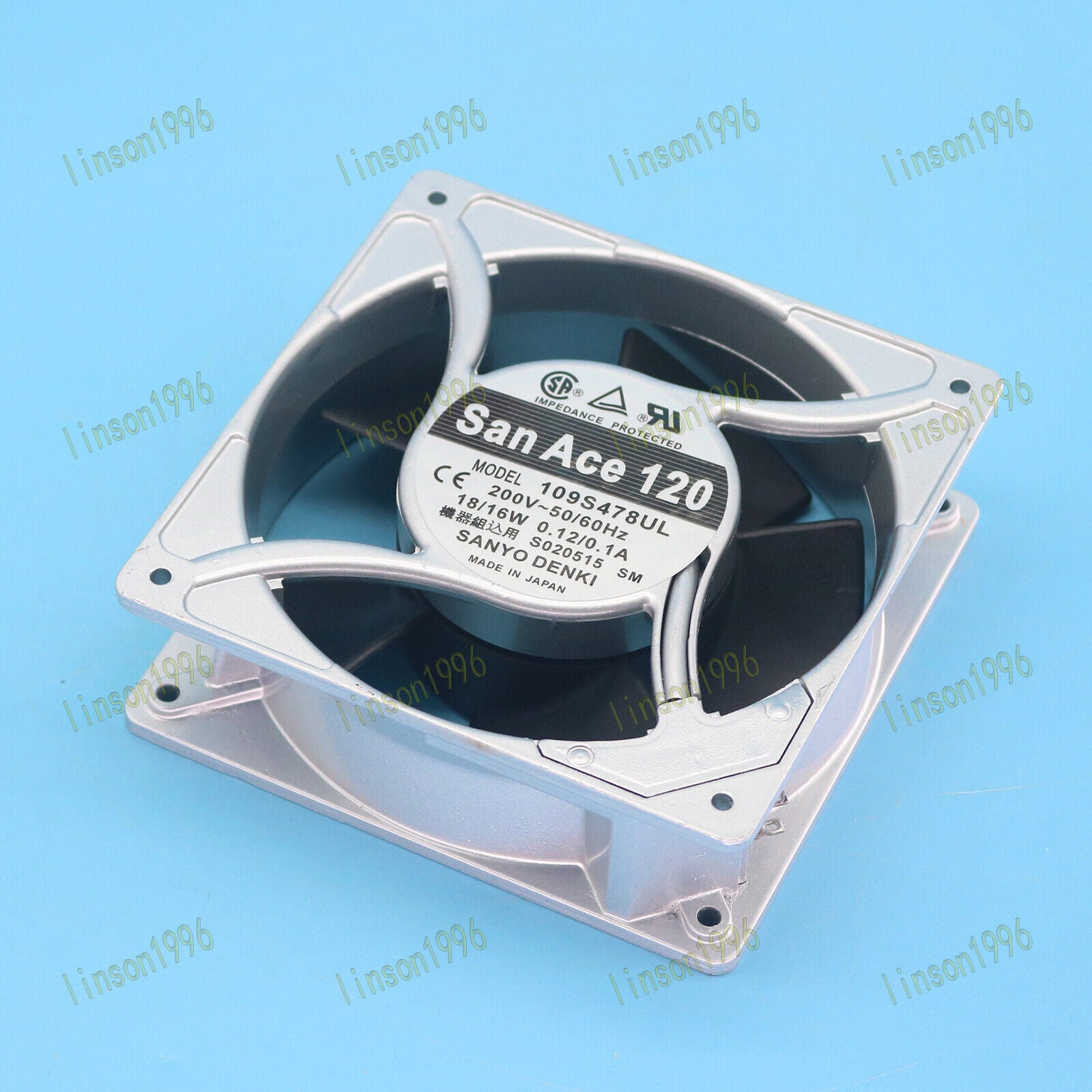 12CM Industrial AC Cooling Fan, 109S478UL, Fast Ship - SANYO