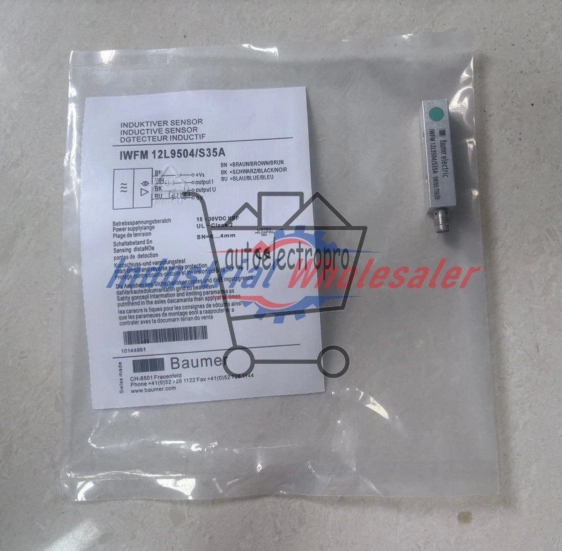 1PC Baumer IWFM 12L9504/S35A Proximity Switch Sensor Free delivery