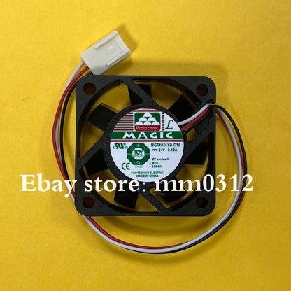1pcs  MAGIC MGT4024YB-O10 4010  24V 0.10A 4CM 3-Wire Inverter Cooling Fan