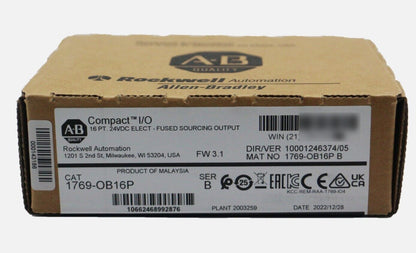 NEW Allen Bradley 1769-OB16P CompactLogix 16 Pt Module | Unopened | High Capacity Network Module - ALLEN BRADLEY