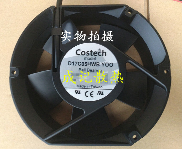 1pcs  COSTECH D17C05HWB Y00 24V 17251 inverter cooling fan