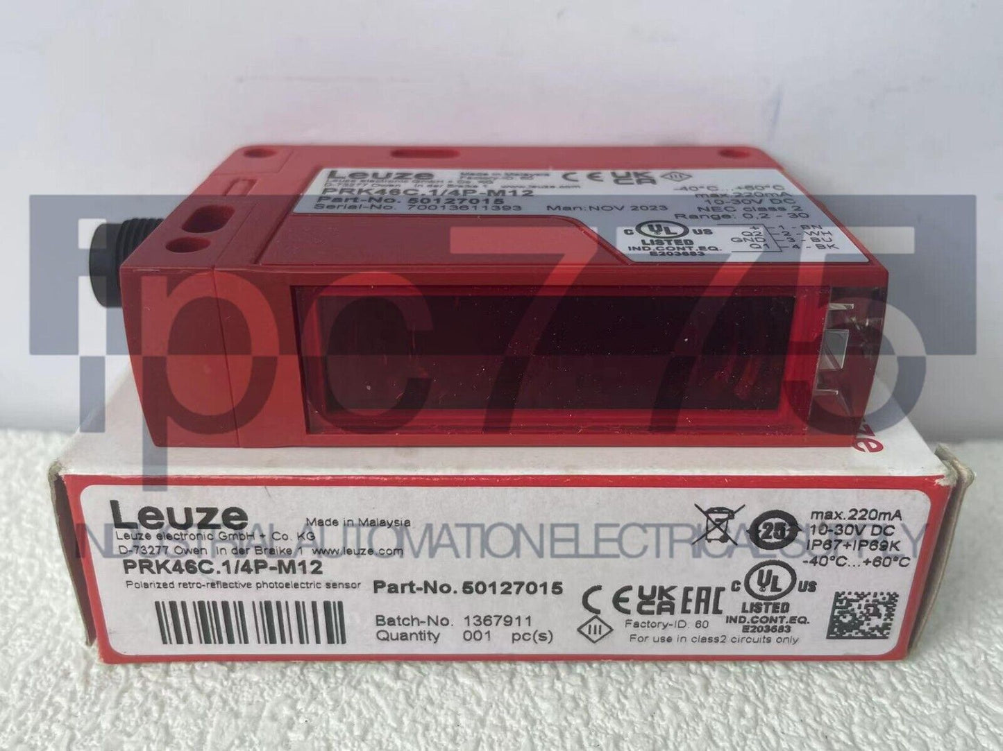 1 PC PRK46C.1/4P-M12 50127015 - KOEED