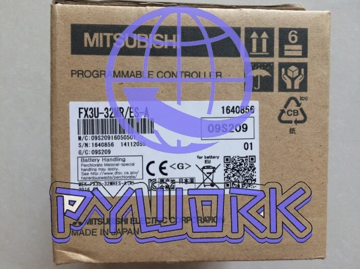 1Pcs MITSUBISHI PLC PROGRAMMABLE CONTERLLER MODULE FX3U-32MR/ES-A