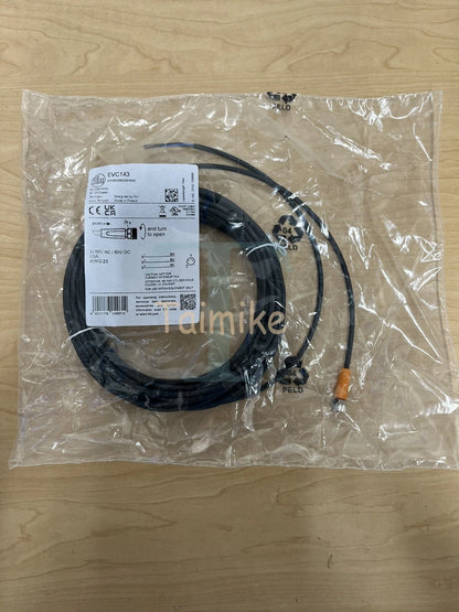 ! IFM EFECTOR EVC143 Sensor Connection 10m Cable - M8/Leads - Factory Sealed!
