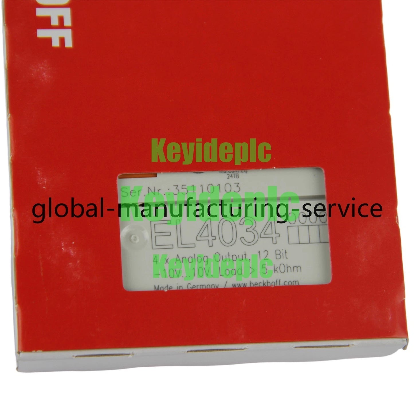 1pcs Beckhoff EL4034 EL 4034 Digital PLC Moudule In Box #ke