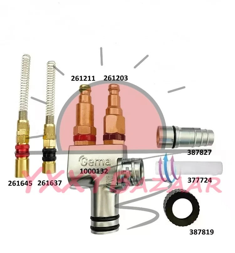 2Pcs 391530 Optiflow IG02 Powder Injector Replacement Powder Coating Gun Spare