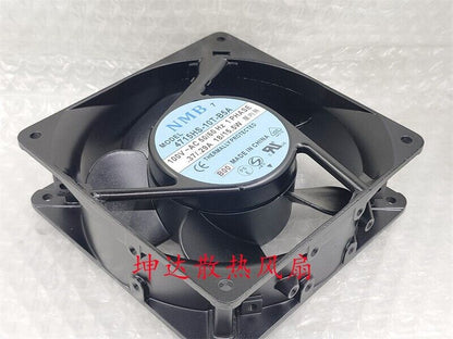 new 1 PCS NMB Fan 4715MS-10T-B5A Cabinet fan AC 100V 12038 12CM aluminum frame fan - NMB
