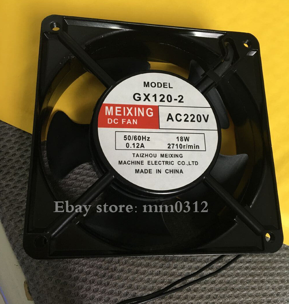 1pc GX120-2 AC 220V 18W 0.12A 12038 12cm Cooling Fan