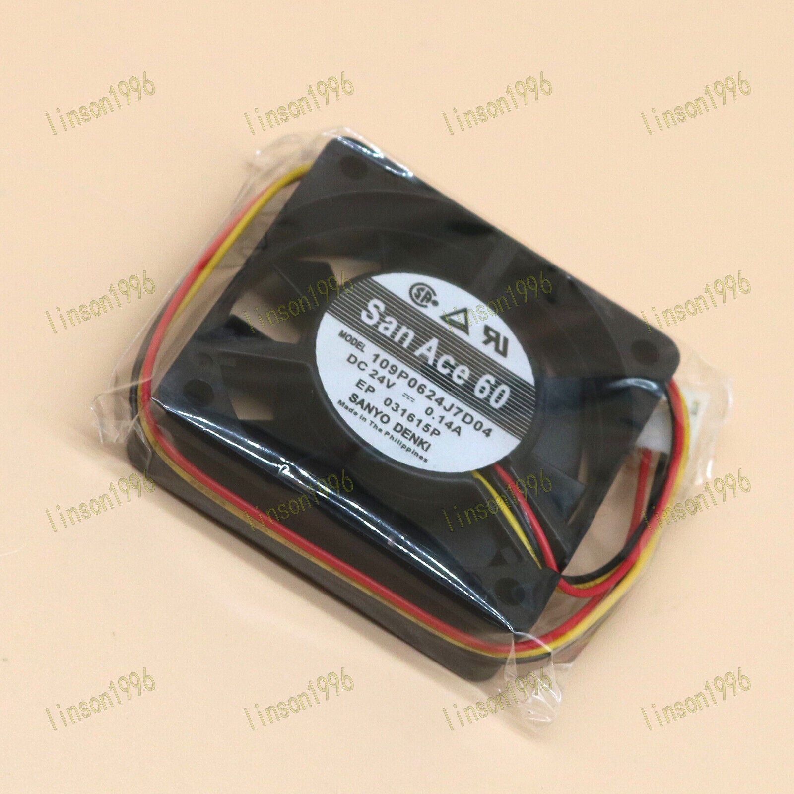 109P0624J7D04 DC24V 0.14A Inverter Cooling Fan - SANYO