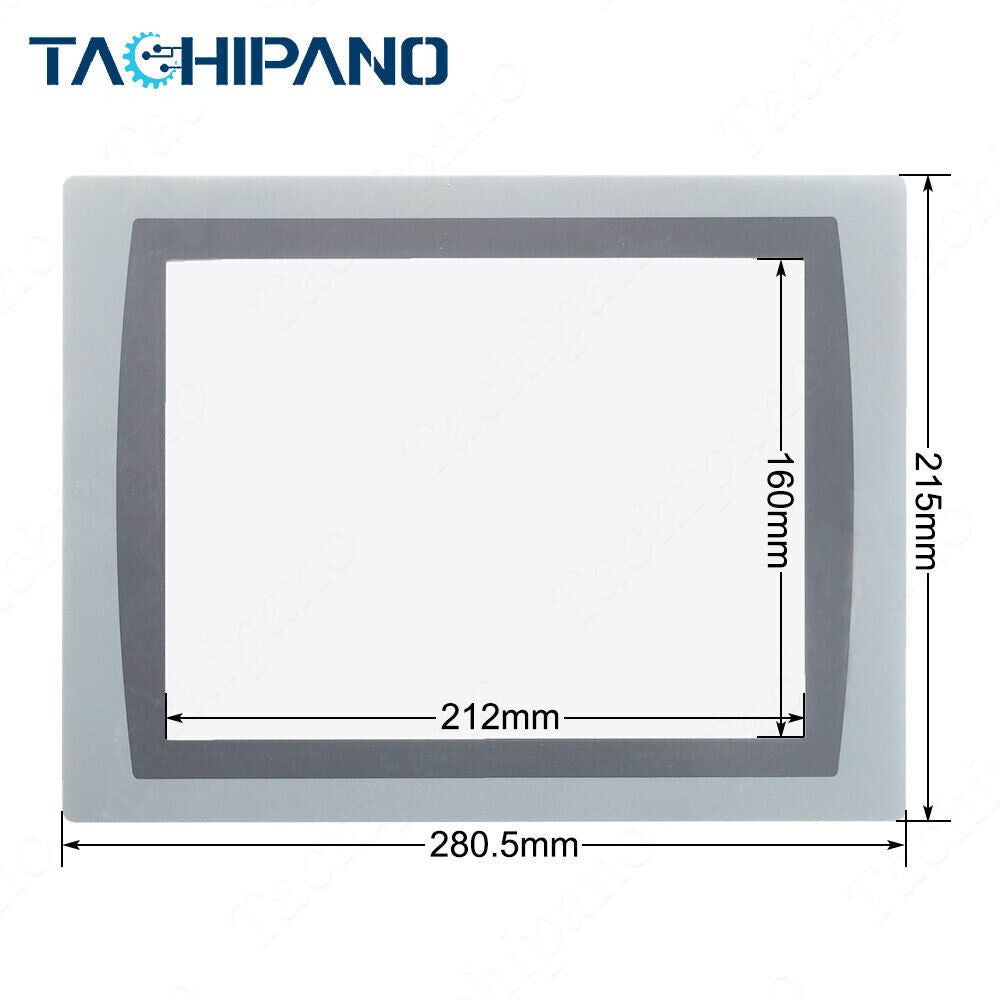 new 2711P-T10C21D8S-B Touch Screen Panel for 2711P-T10C21D8S B SER B + Overlay - INDUSTRIAL AUTOMATION SOLUTIONS