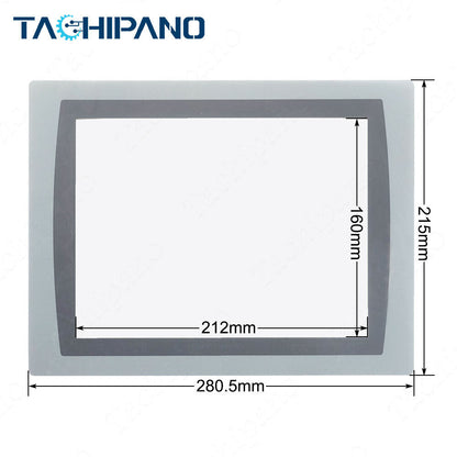 new 2711P-T10C21D8S-B Touch Screen Panel for 2711P-T10C21D8S B SER B + Overlay - INDUSTRIAL AUTOMATION SOLUTIONS