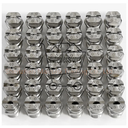 20 pieces 1/4" Vee Jet Flat Fan Spray Nozzle Industrial factory Cleaning Dusting