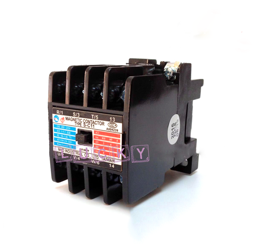 1PC NHD S-C11 220V Normally Open Contactormodel: S-C11 - NHD