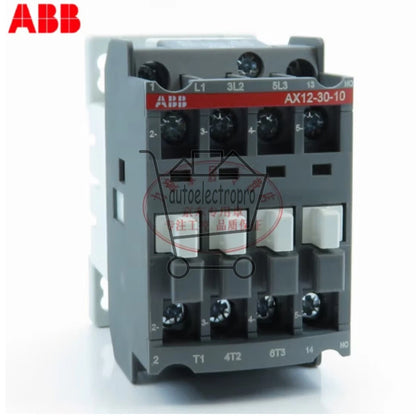 ABB AC Contactor AX12-30-10 AX12-30-01 AC24V 48V 110V 220V 380V 12A AX Series