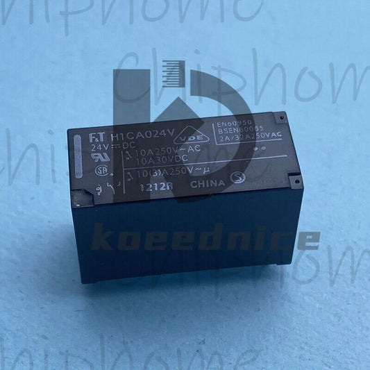 1PC FUJITSU H1CA024V 24VDC Power Relay 5Pins 10A 250VAC
