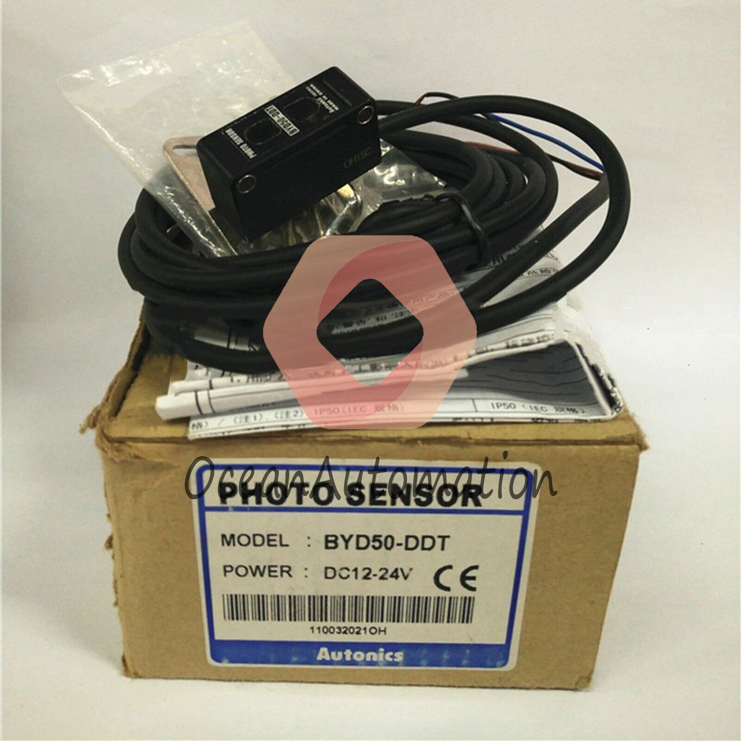 1PCS AUTONICS BYD50-DDT photoelectric switch