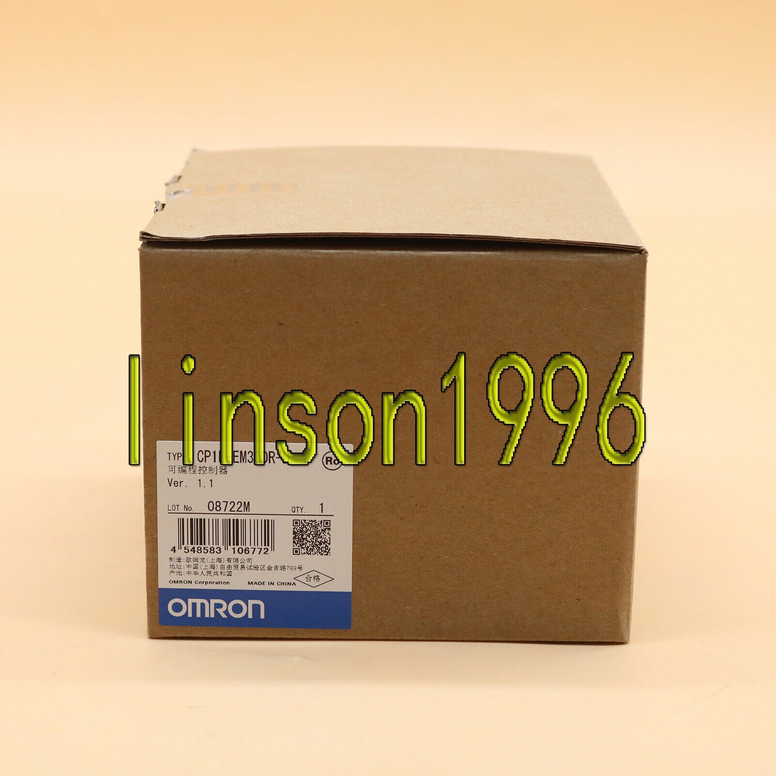 Omron PLC CP1L-EM30DR-D One Year - OMRON