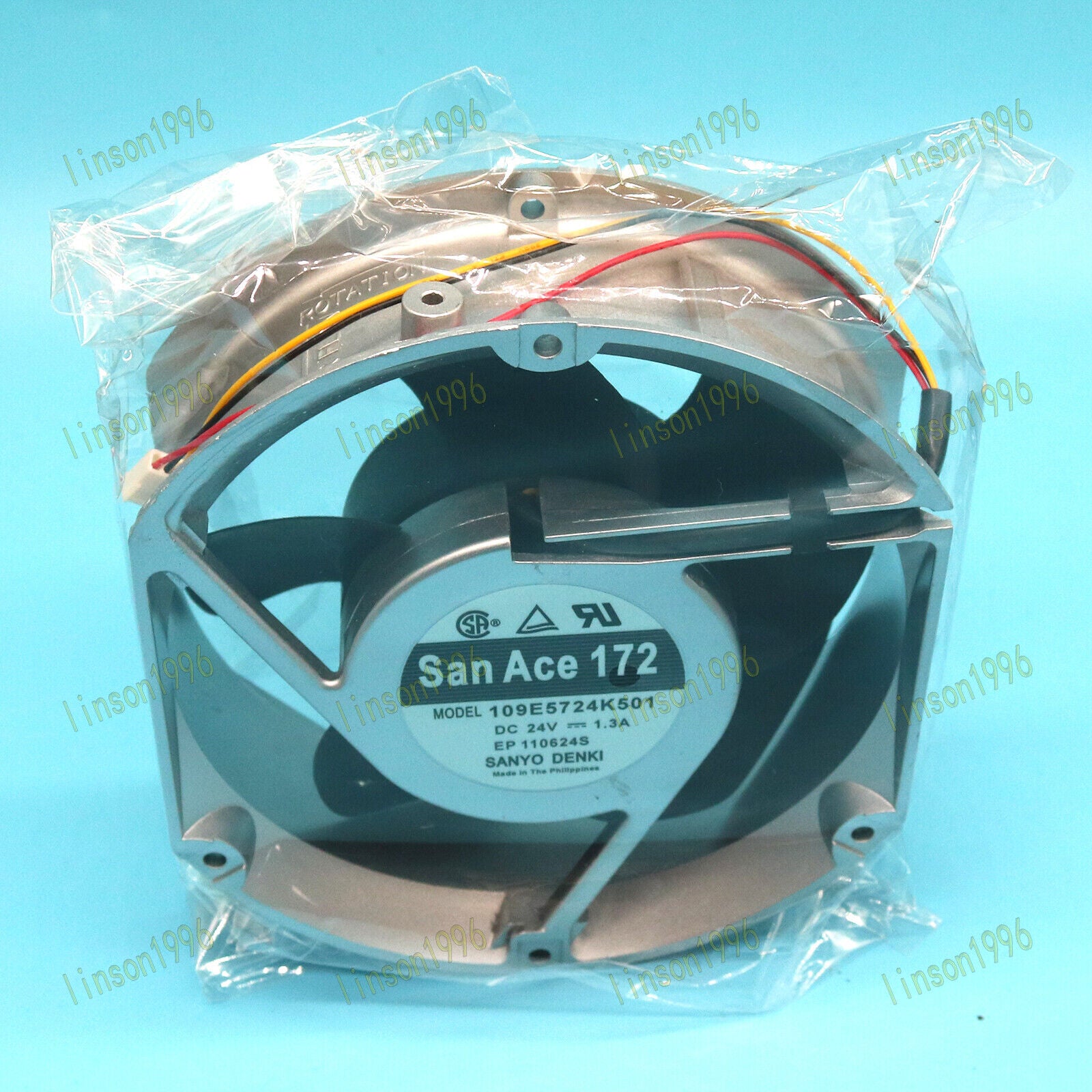 new 1pc  For SANYO 109E5724K501 San Ace172 24V 1.3A Cooling Fan Spot Stock SANYO