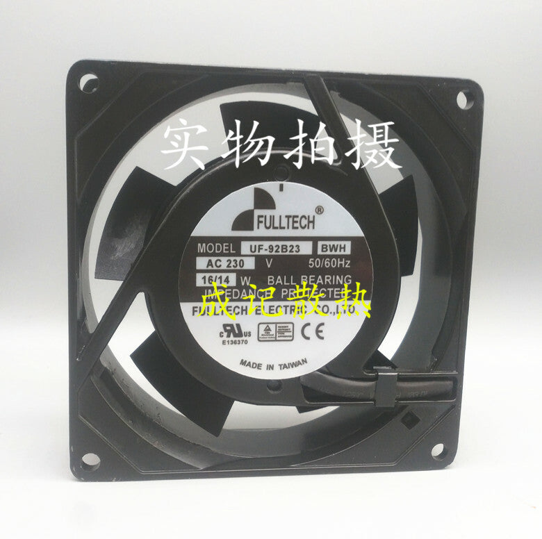 1pcs  FULLTECH UF92B23 BWH AC230 16/14W 92*92*25mm cooling fan