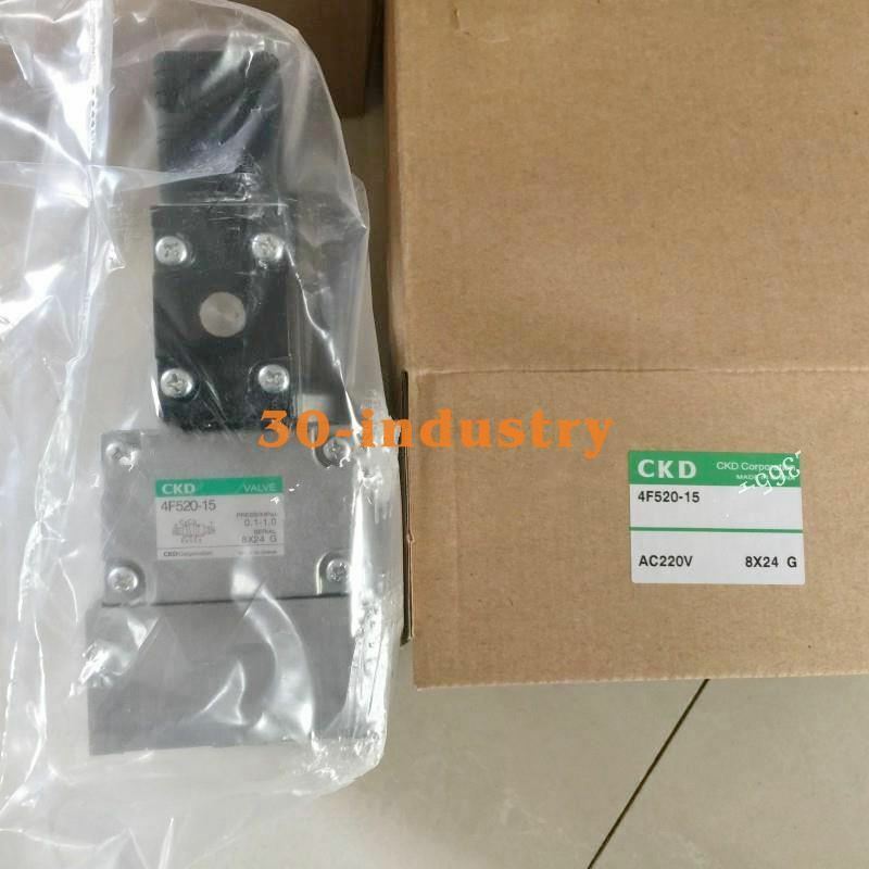 1Pcs New For CKD solenoid valve 4F520-15-AC220V CKD