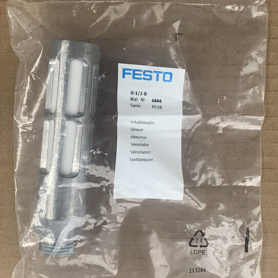 Festo Silencer U-1/2-B 6844 Unique Piece - FESTO
