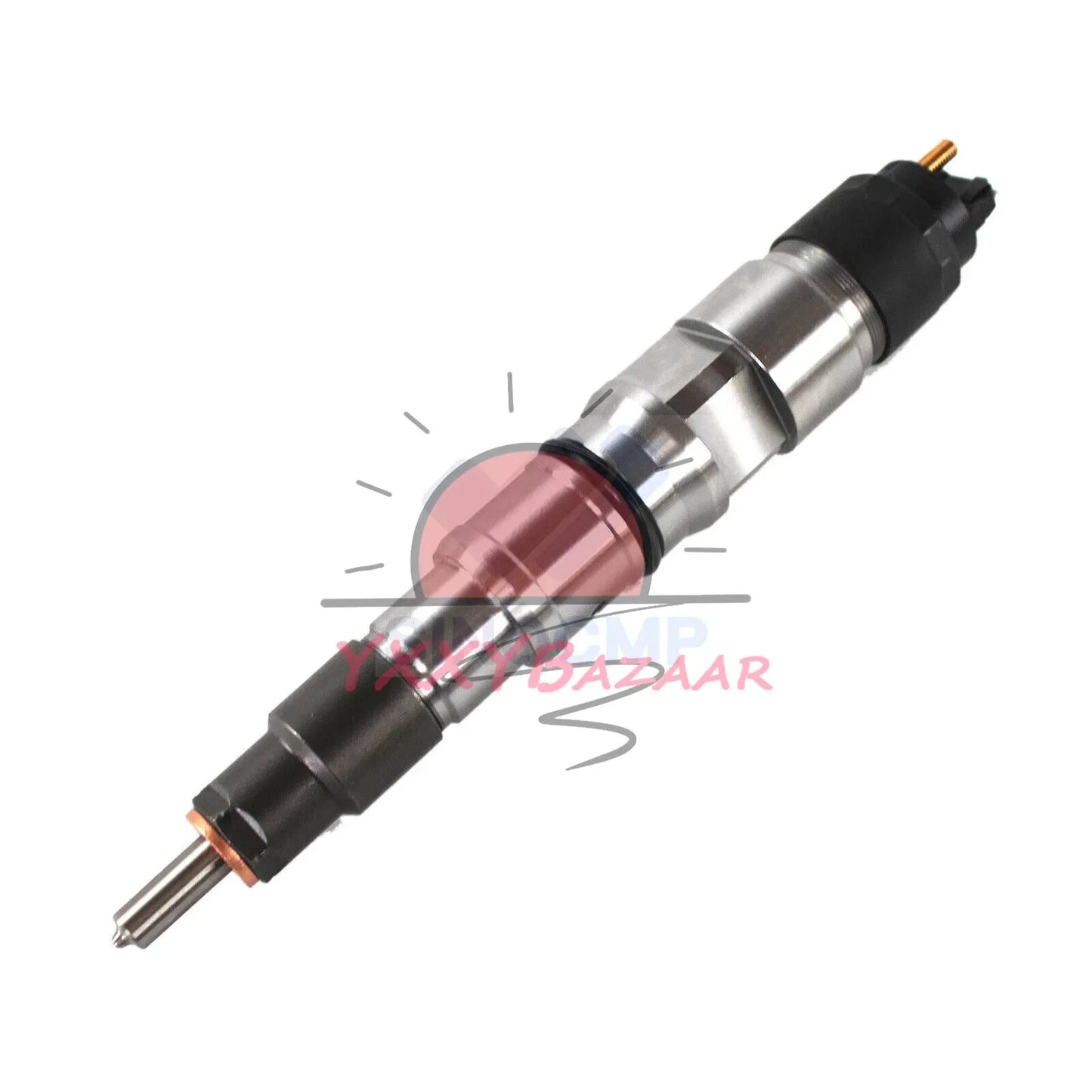 6X Diesel Fuel Injector for Daewoo Doosan DL06 Engine 65.10401-7004A 0445120080