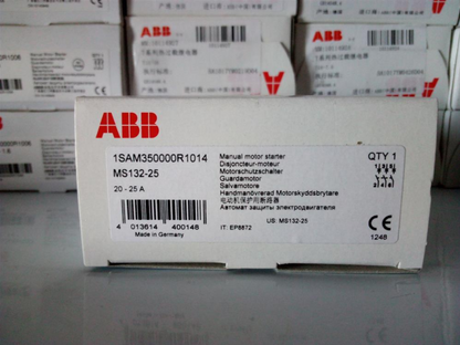 new 1PC ABB MS132-25 20-25A Manual Motor Starter - ABB