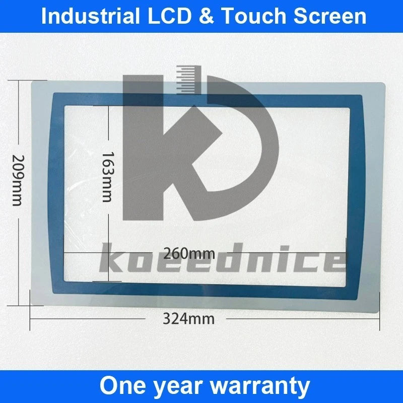 1SET PanelView Plus 7 2711P-T12W22D8S + Overlay Film Touch Screen Panel Glass