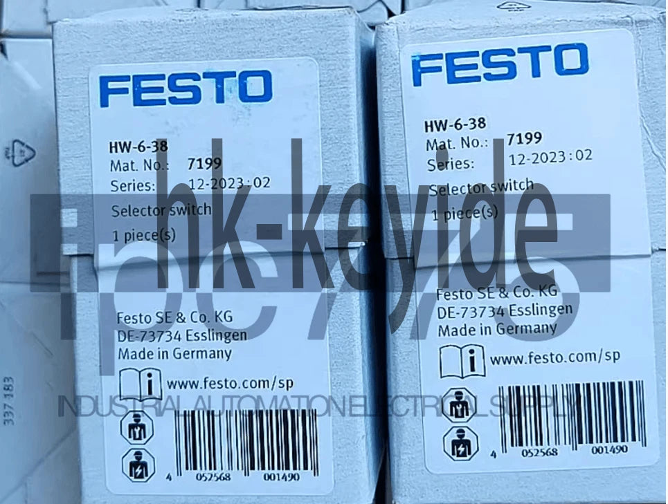 1PCS FESTO HW-6-38 HW638 Control valve selection switch