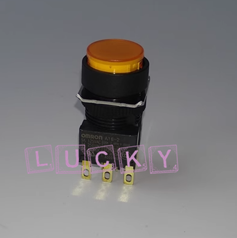 Omron A16L-TYM-24D-2 1PC Button Switch - OMRON