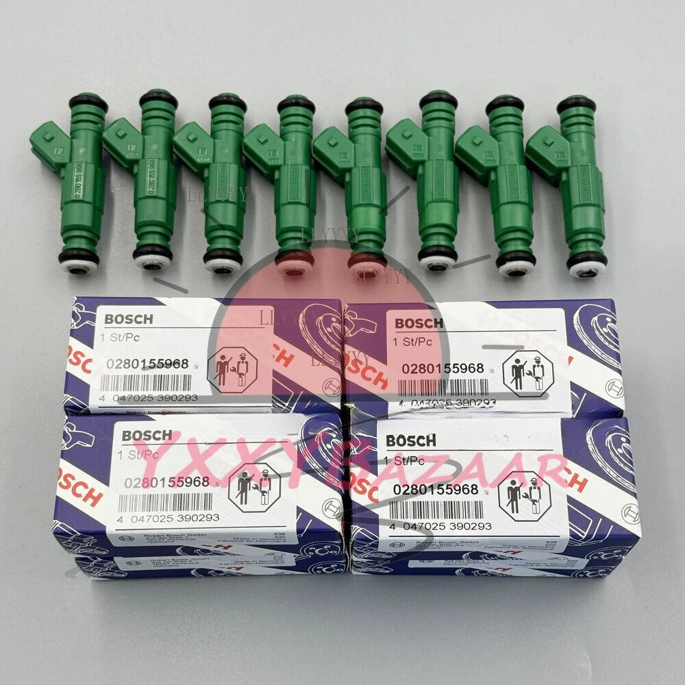 8X Fuel Injectors 0280155968 42lb 440cc LS1 LT1 Chevy Ford Mustang