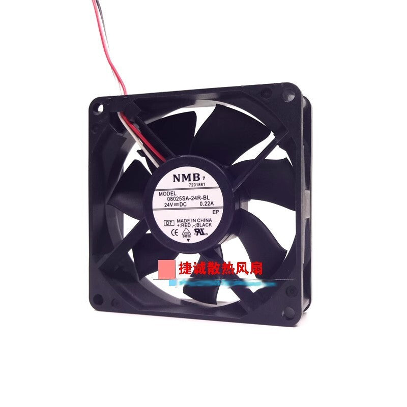 NMB 08025SA-24R-BL 24V 0.22A 8025 8CM Inverter case cooling fan