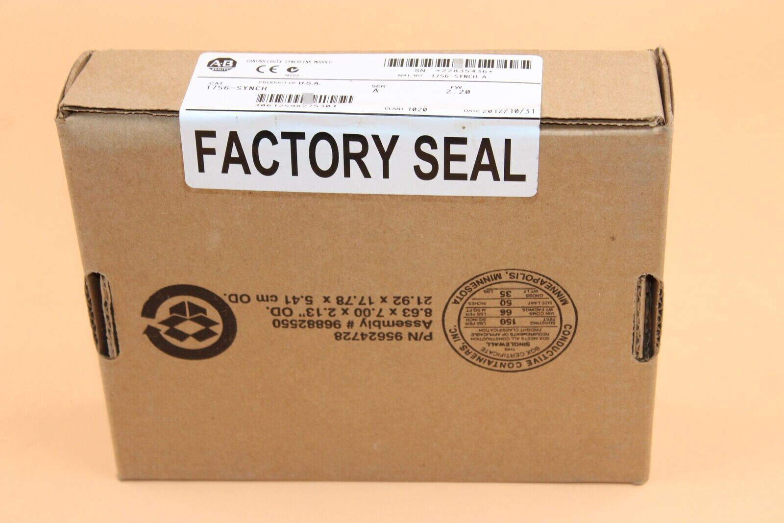 ControlLogix SynchLink Comms Module 1756-SYNCH - ALLEN BRADLEY