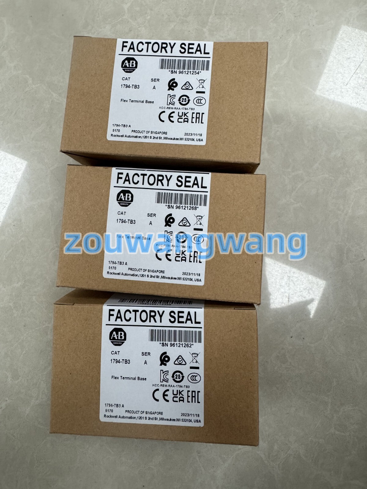 new  SEALED ALLEN BRADLEY 1794-TB3 TERMINAL BASE 1794TB3