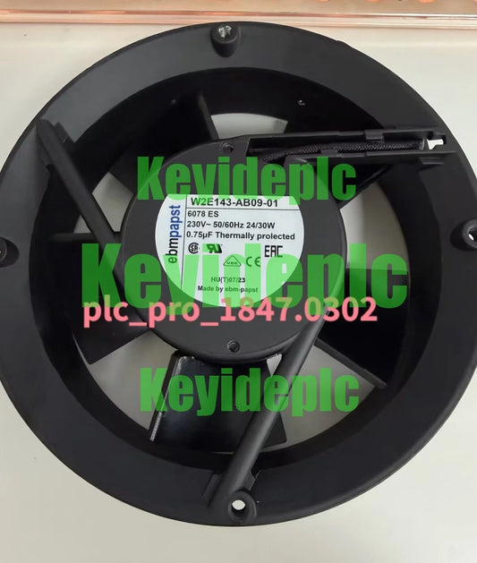 1PCS Ebmpapst W2E143-AB09-01 Cooling Fan 230V 24/30W 172*51MM Fast Delivery