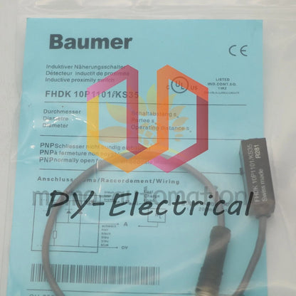 Baumer FHDK 10P1101/KS35 Photo Electric Sensor, 10-30VDC