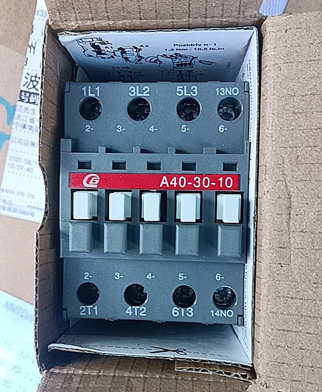 1X Contactor A40-30-10 24V coil replace Contactor A40-30-10-81 3P AC 40A 1NO